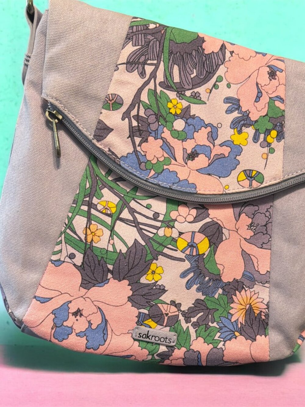 "The Sack" canvas crossbody
